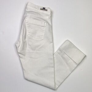 CITIZEN OF HUMANITY Dani Cropped W/Rolled Cuff White Sz 25